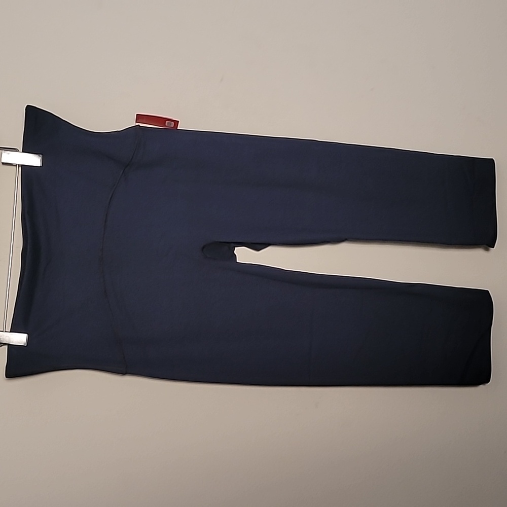 Spanx Active Navy Crop Thigt Sz 2X New